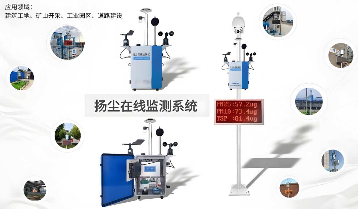 工地施工揚(yáng)塵監(jiān)測(cè)系統(tǒng)主要檢測(cè)哪些數(shù)據(jù)？